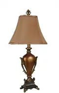 Bronze and Speckled Gold Table Lamp