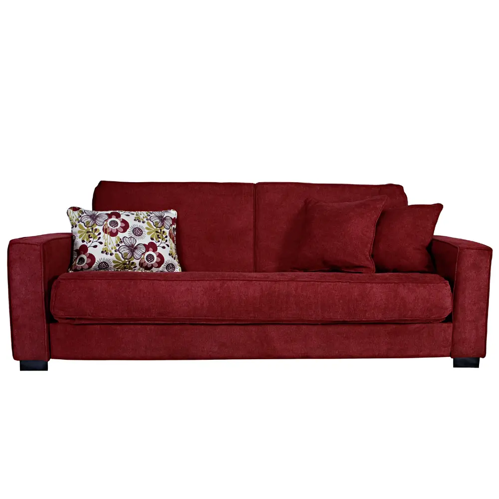 angelo:Home Wine Upholstered Convert-A-Couch Sofa-1
