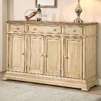 Quails Run Almond and Wheat Traditional Sideboard