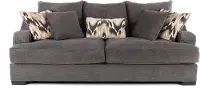 Spartan Charcoal Gray Sofa