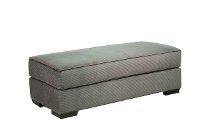 Casual Modern Charcoal Gray Ottoman - Spartan