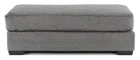 Spartan Casual Modern Charcoal Gray Ottoman
