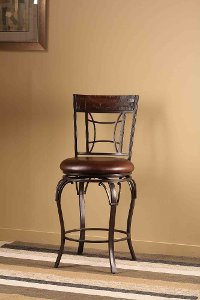 4702-826 Dark Chesnut Brown 26 Inch Counter Stool - Granada