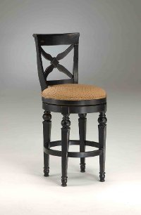 4439-826W Black/Honey 26 Inch Counter Stool - Northern Heights