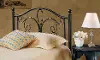 Antique Brown Metal Twin Headboard - Milwaukee