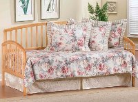 1108DBLHTR Pine Twin Daybed with Roll-Out Trundle - Carolina