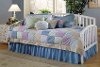 1109DBLHTR White Twin Daybed with Roll Out Trundle - Carolina