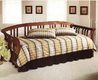 287DBLHTR Brown Cherry Daybed with Roll Out Trundle - Dorchester