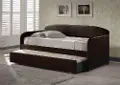 Contemporary Brown Twin Daybed with Trundle - Springfield
