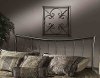Pewter Queen Metal Headboard - Edgewood