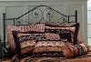 1403HFQR Black Queen Metal Headboard - Harrison