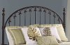 1038HFQR Brushed Bronze Queen Metal Headboard - Kirkwell