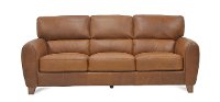 87 Brown Leather Sofa