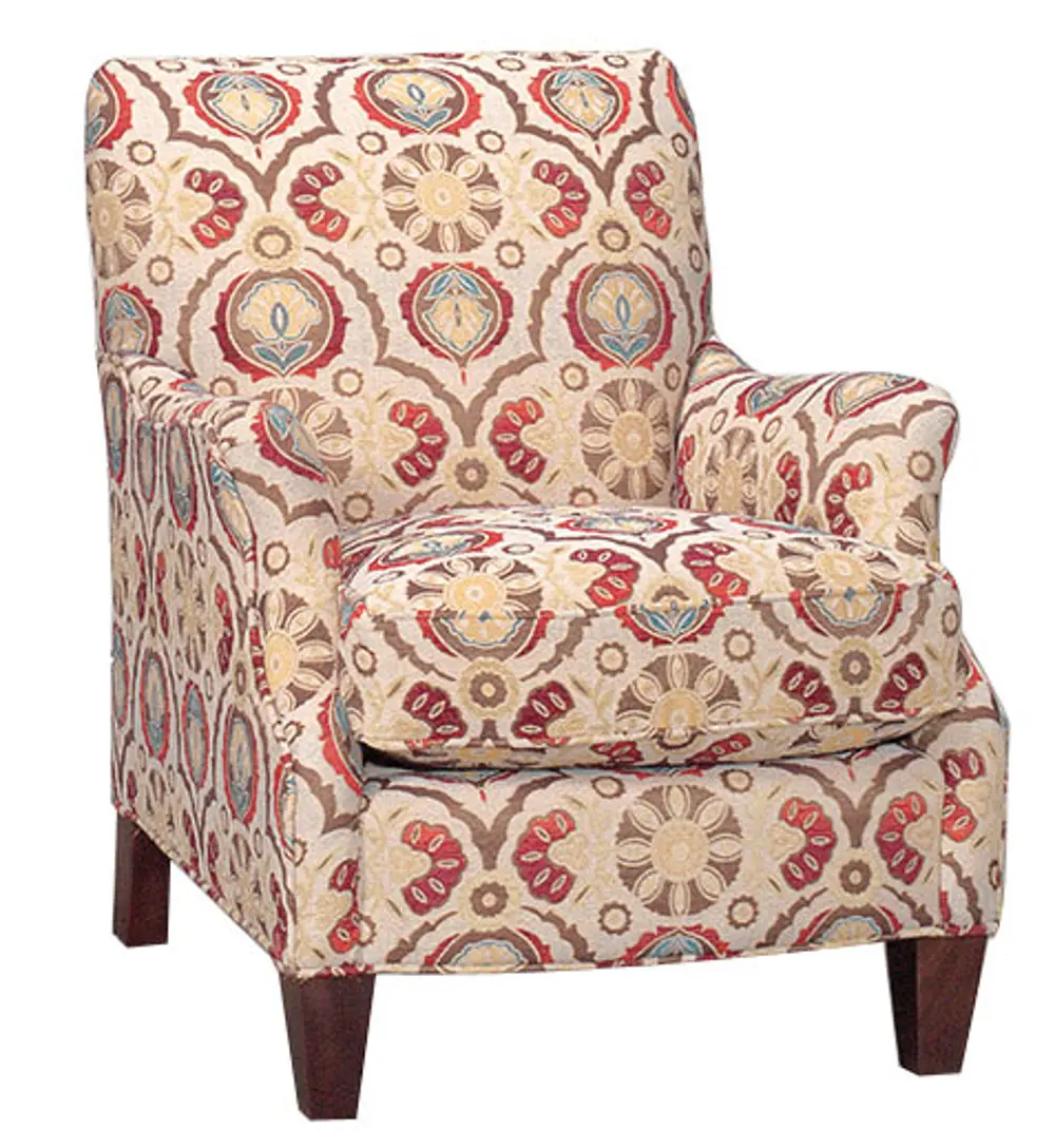 Keener 29 Inch Pattern Upholstered Accent Chair-1