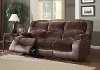 Brown Manual Reclining Sofa - Ceasar