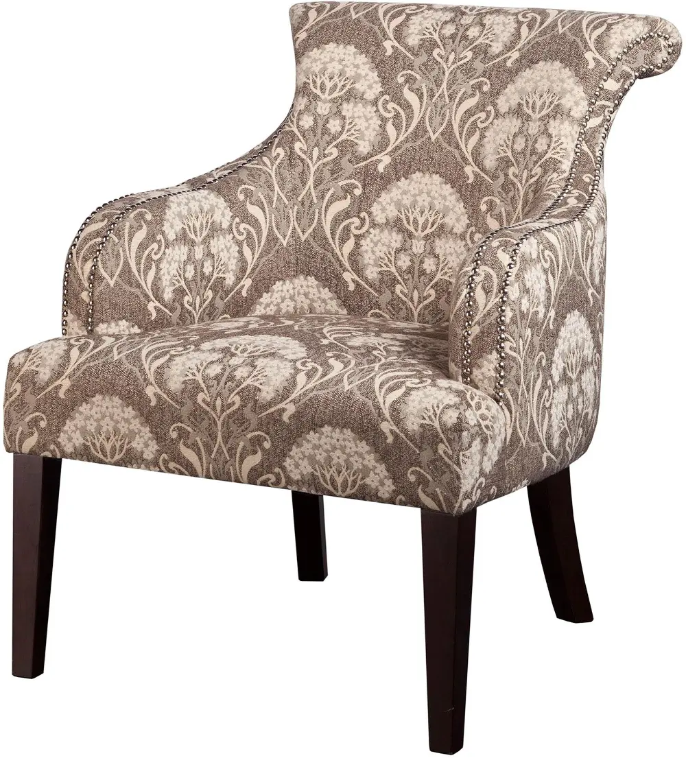 Graphite Transitional Accent Chair - Alexis Collection-1