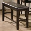 Clearance Brown Upholstered Counter Height Dining Bench - Elliott Collection