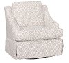 32 Inch Tusk Upholstered Swivel Glider