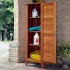Shorea Wood 1-Door Multi-Purpose Storage Cabinet - Montego Bay -2