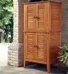Shorea Wood 4-Door Multi-Purpose Storage Cabinet - Montego Bay
