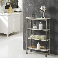 Multi- Purpose 4-Tier Storage Shelf - Orleans Marble