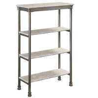 Multi- Purpose 4-Tier Storage Shelf - Orleans Marble-2