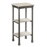 Multi-Purpose 3-Tier Storage Shelf - Orleans Marble-3