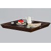 Wooden Cherry Ottoman Tray with Cut Out Handles
