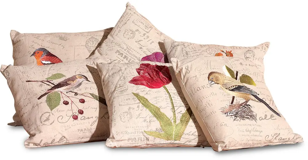 Floral 18 Inch Pillow-1