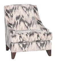 Modern Latte & Charcoal Gray Accent Chair - Spartan