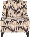 Spartan Latte & Gray Accent Chair