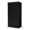 7270971 Pure Black Storage Cabinet - Morgan
