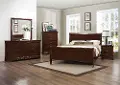 Mayville Cherry 4 Piece Queen Bedroom Set