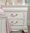 Clearance Traditional White 2-Drawer Nightstand - Jessica
