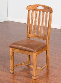Slatback Upholstered Side Chair - Sedona