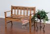 Rustic Deacon's Storage Bench - Sedona -1
