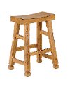 Saddle Seat Style Counter Stool (24 Inch) - Sedona -2