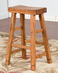 Saddle Seat Bar Stool (30 Inch) - Sedona