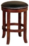 Swivel Counter Height Stool (24 Inch) - Cappuccino -2