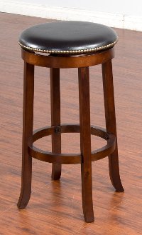Swivel Bar Stool (30 Inch) - Cappuccino