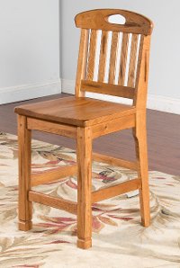Slatback Counter Stool (24 Inch) - Sedona