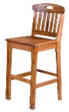 Slatback Bar Stool (30 Inch) -Sedona
