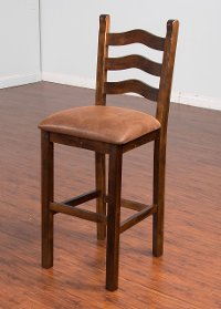 Ladderback Bar Stool (30 Inch) - Santa Fe