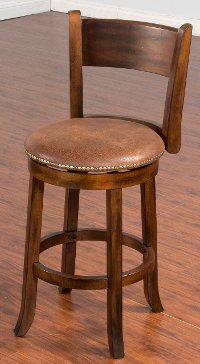 Swivel Counter Height Stool (24 Inch) - Santa Fe