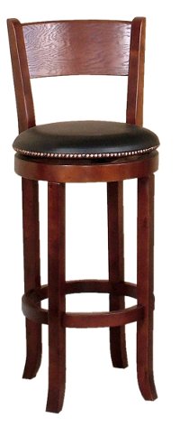 Swivel Counter Stool (30 Inch) - Cappuccino-2
