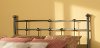 B4214-3 Hammered Brown Metal Twin Headboard - Dexter