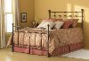 B4214-3 Hammered Brown Metal Twin Headboard - Dexter-2