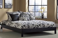 B5109-3 Black Twin Platform Bed - Murray