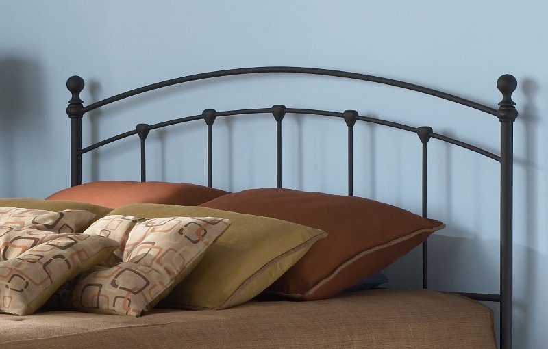 Matte Black Metal Twin Headboard Sanford Rc Willey Furniture