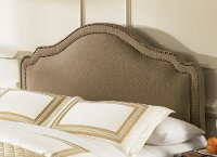 B72113 Brown Sugar Upholstered Twin Headboard - Versailles